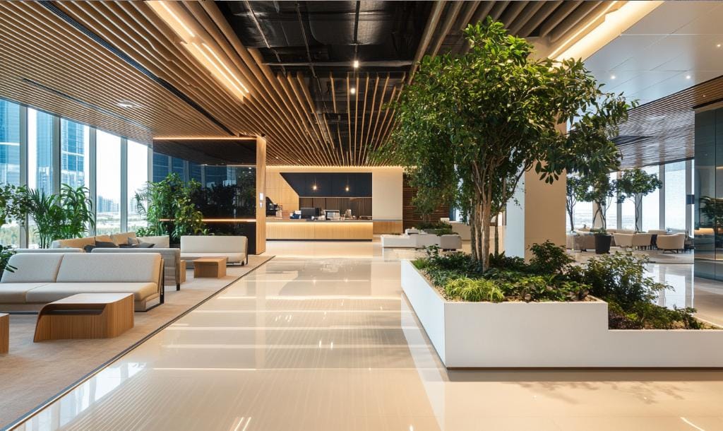 Fit out works with sleek design