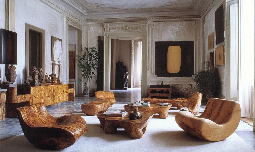 Look of custom built furniture