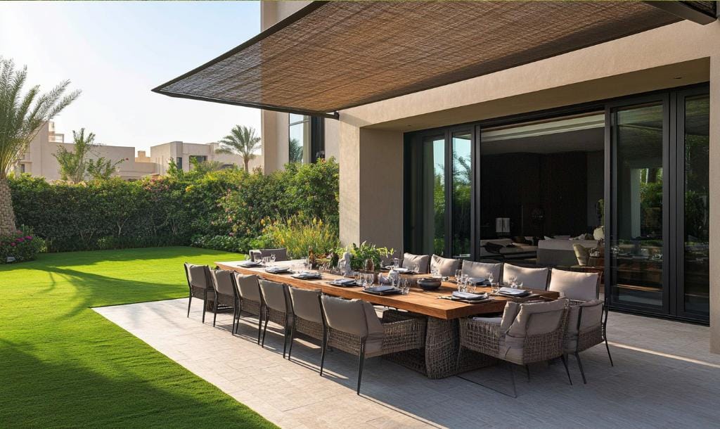 Shade for outdoor furniture