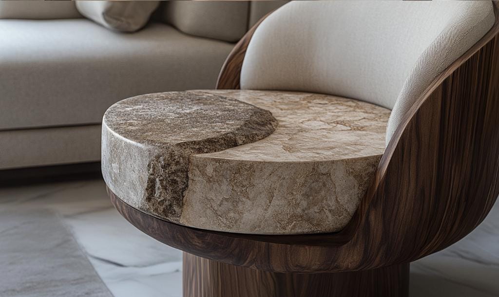 artisanal home furniture in a Dubai villa