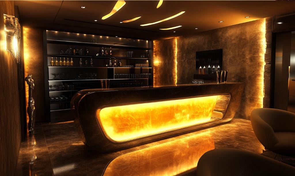 modern home bar designs