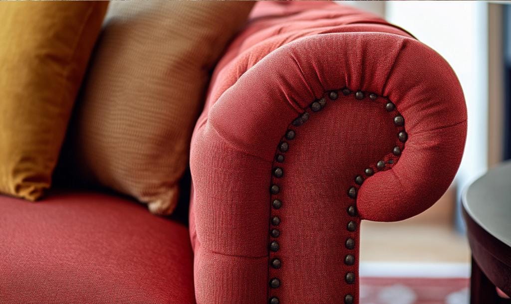 Luxury furniture with chiffon fabric