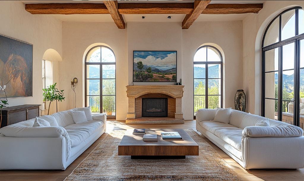 Connected modern interior design