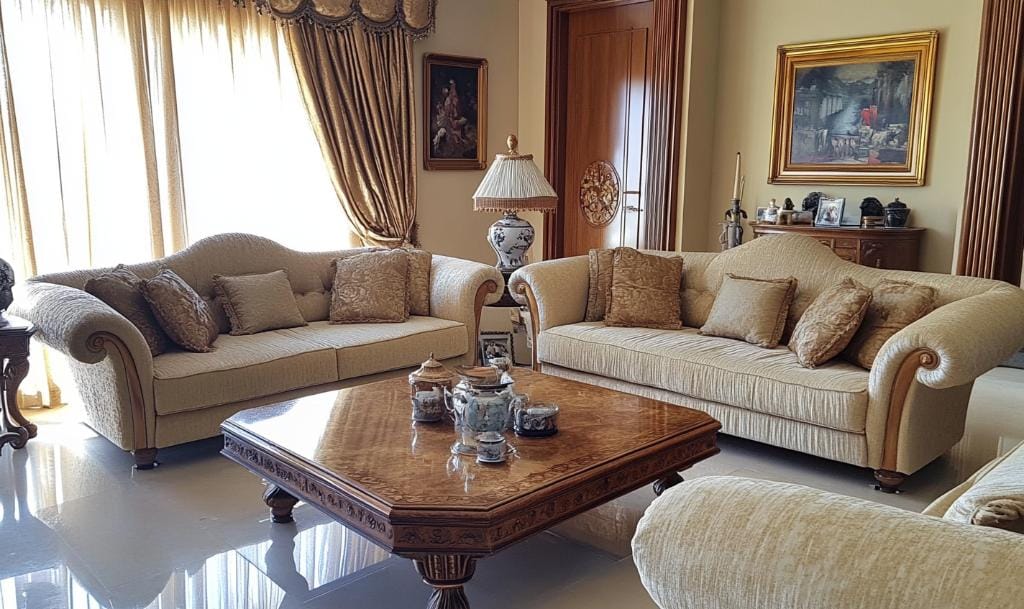 Structure of Italian furniture Dubai