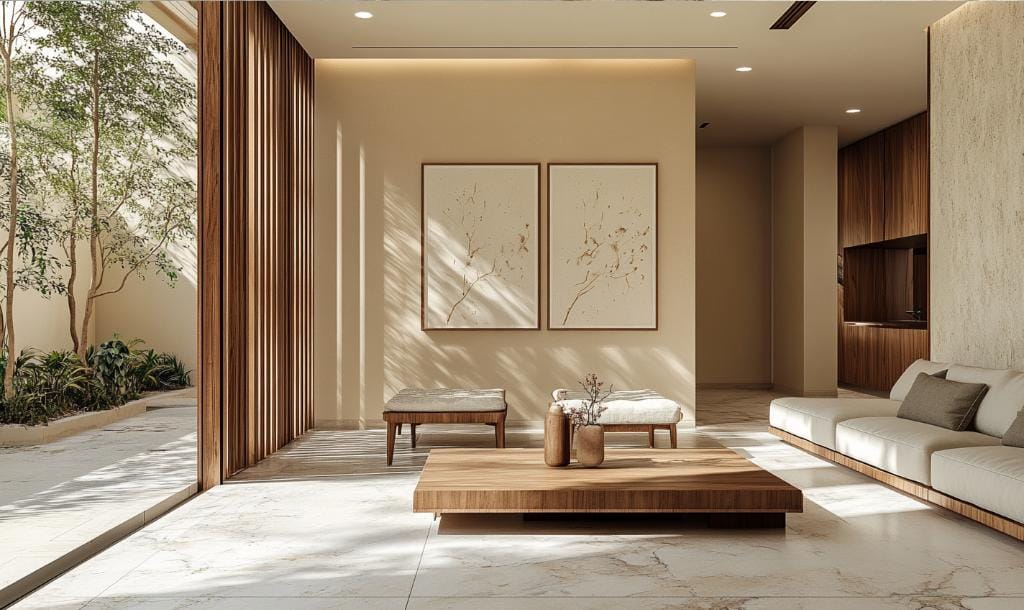 modern theme in interior design with lighting innovation
