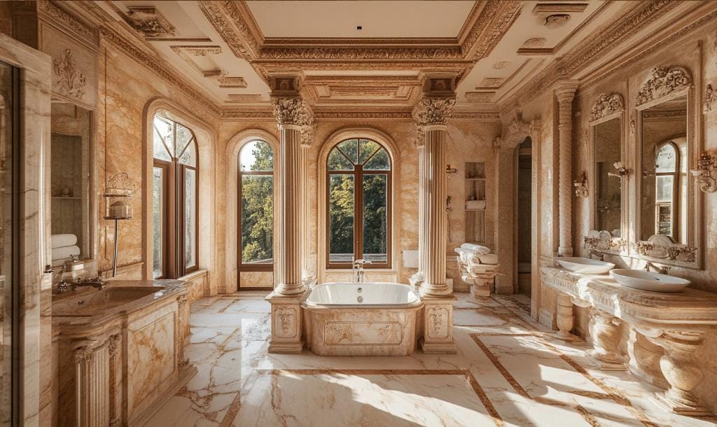 materials used in bathroom renovations