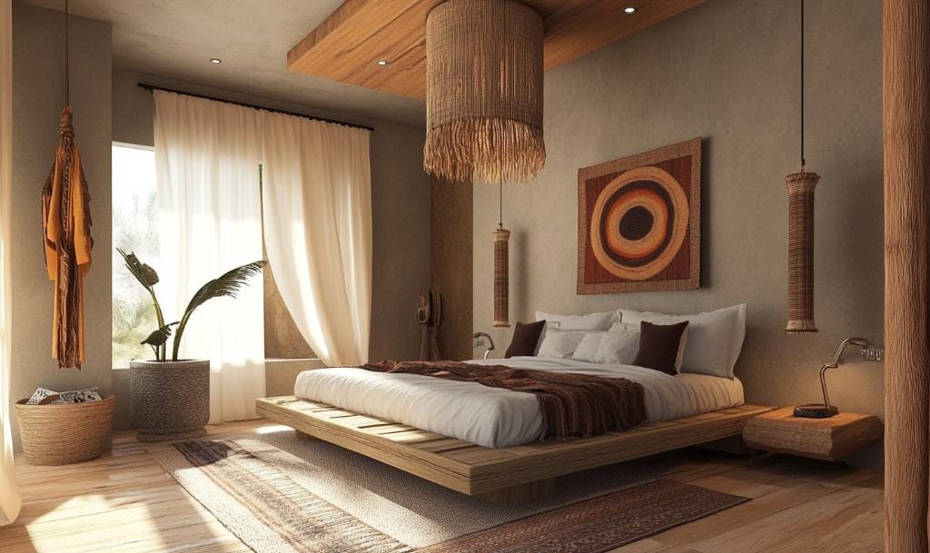 materials in luxury bedroom interior design