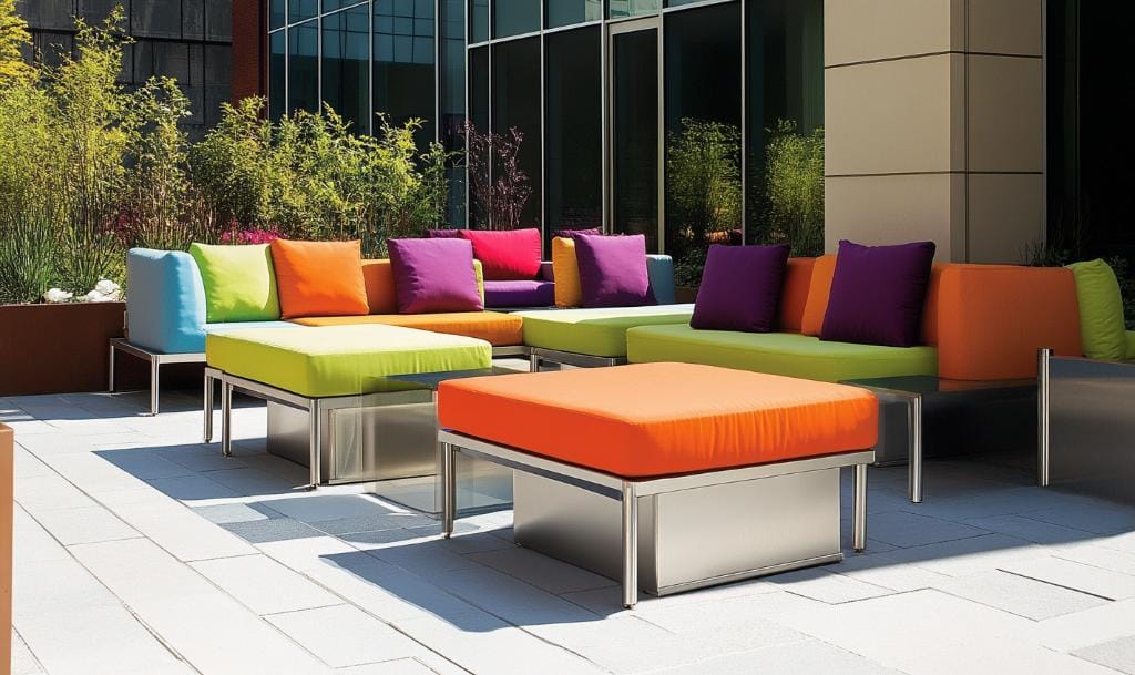 Modular outdoor furniture set