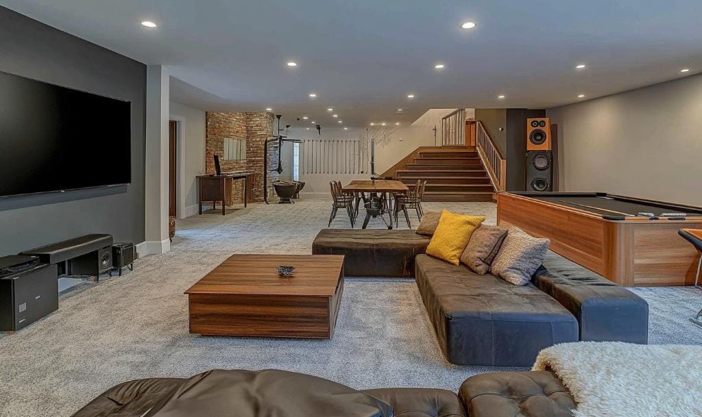 Planning in basement remodeling