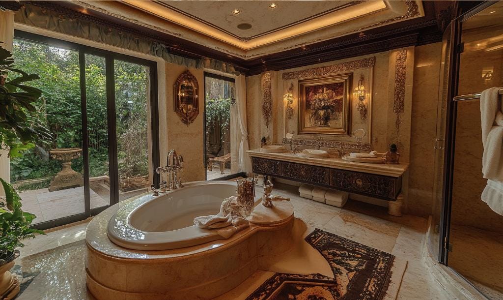 technique of bathroom reconstruction