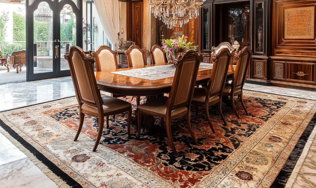 luxury home renovations in dining area