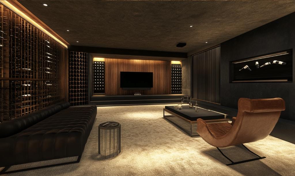 basement remodeling with multiple functions in mind