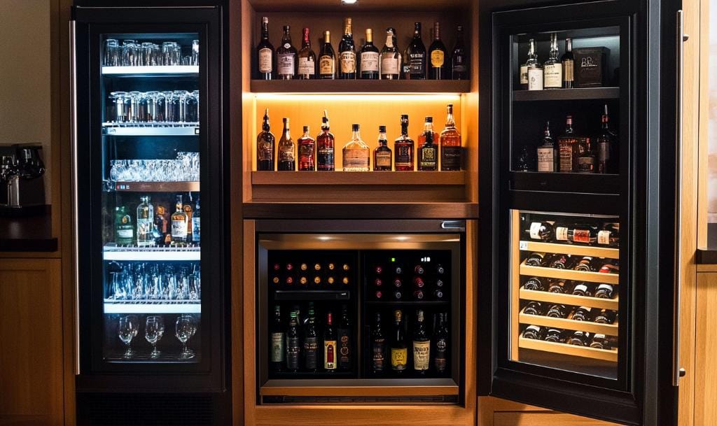 Display in home bar designs