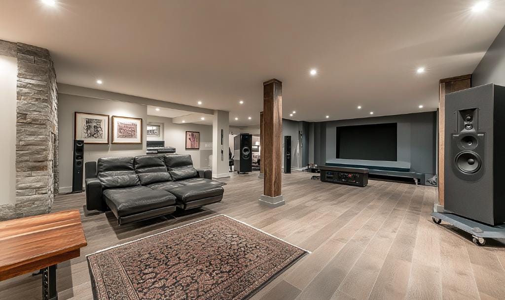 Suites in new basement remodel